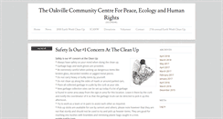 Desktop Screenshot of oakvillepeacecentre.org